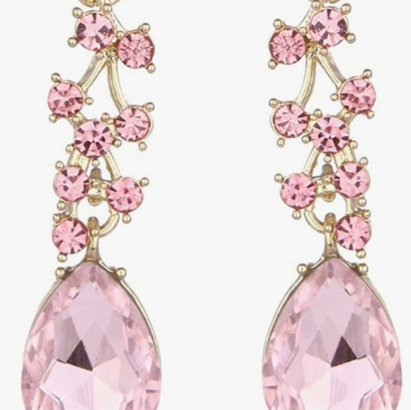 NWT Molie Bridal Austrian Crystal Necklace and Earrings - Picture 4 of 5